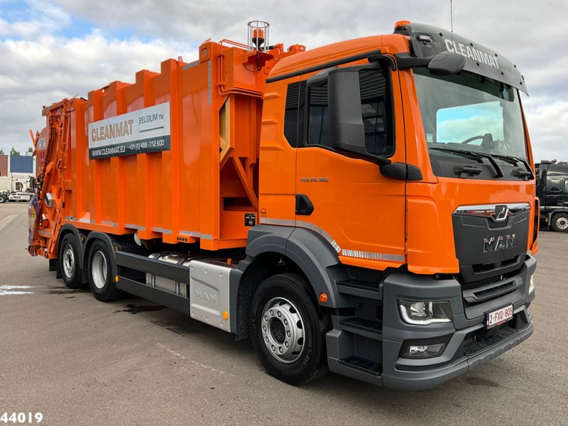 MAN TGS 26.360 VDK 21m³, 2 compartimenten + weighing system