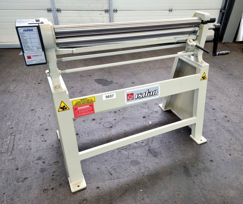Händische 3-Walzen Blechrundbiegemaschine R 1050 x 56
