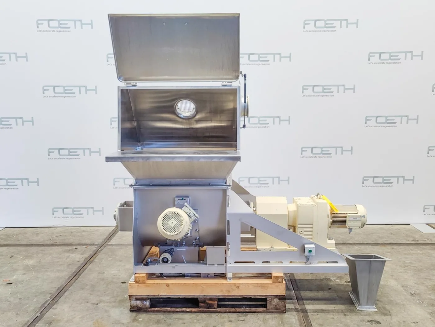 Emde Nassau ESM-80 with dumping cabinet ST-100 - Ribbon blender - 3