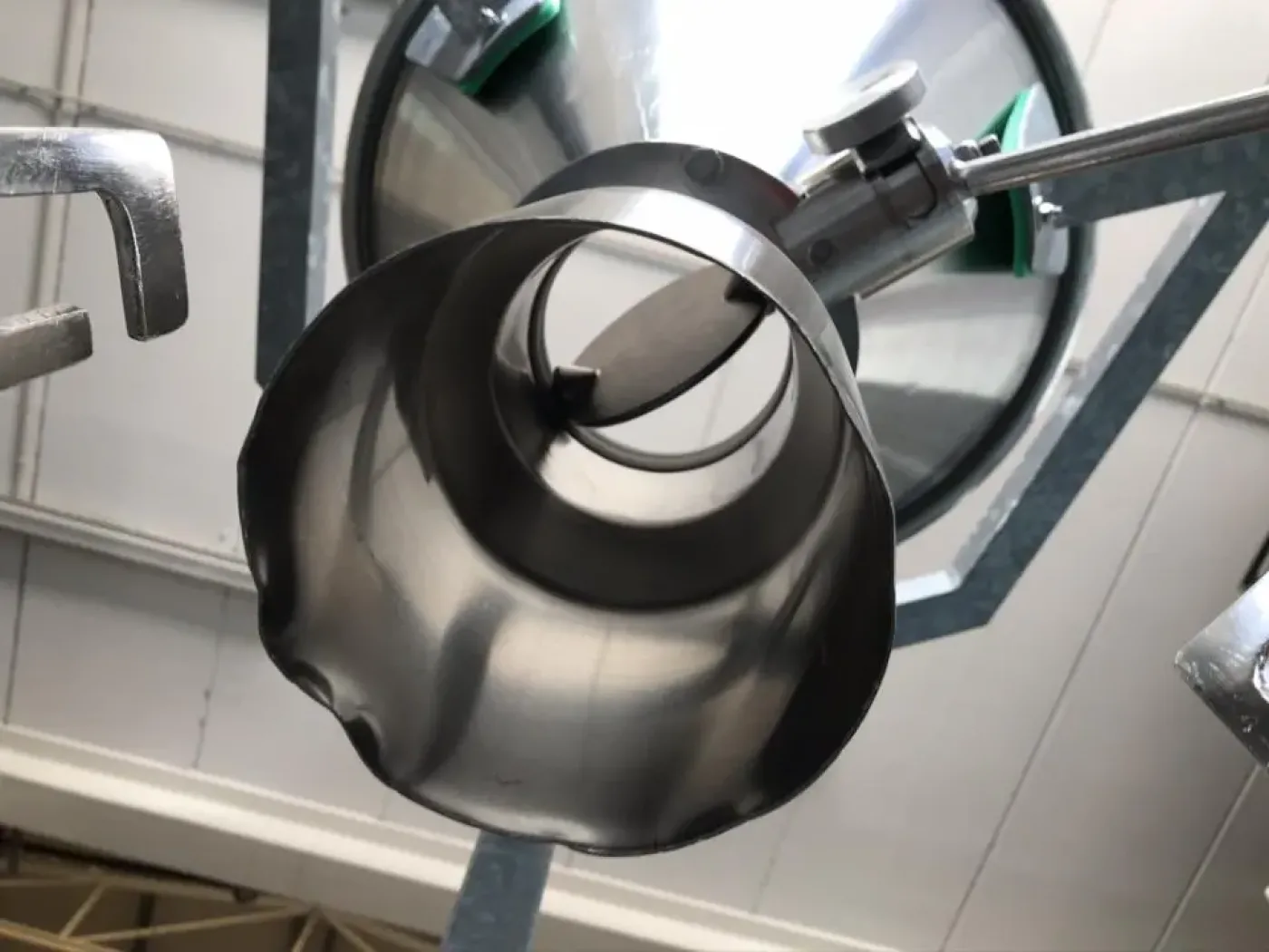 USED STAINLESS STEEL FEED HOPPER - 5