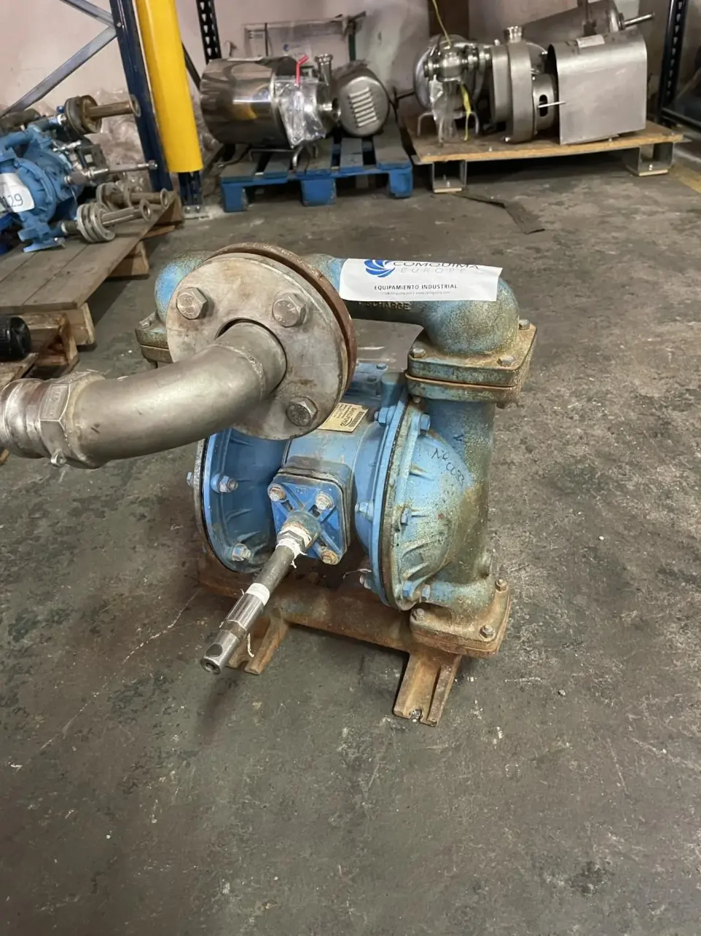 USED AODD SANDPIPER S15 B1INWABS000 AIR OPERATED DOUBLE DIAPHRAGM PUMP - 5
