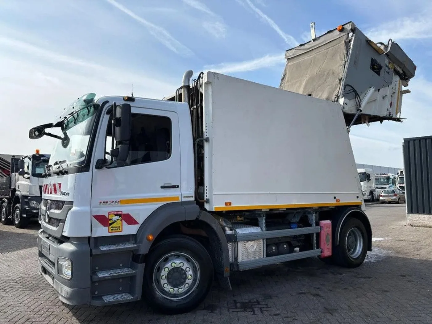 Mercedes-Benz Axor 1829 +FAUN GARBAGE TRUCK 14.5 m3 + PERFECT WORKING + EURO 5 + 3 CHAIRS - 4