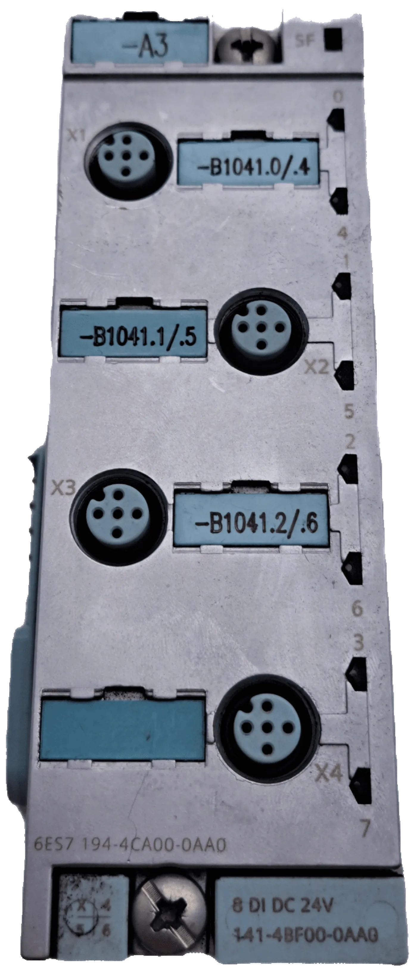 Siemens SIMATIC DP, Elektronikmodul für ET 200 PRO 6ES7141-4BF00-0AA0 - 1
