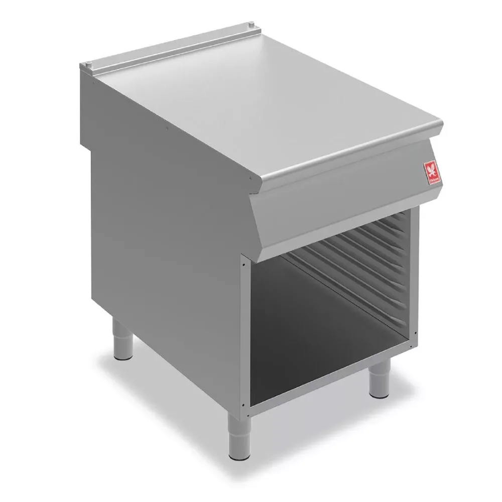 Falcon F900 Open Cabinet With Pressed Runners on Legs N961 - islandcatering