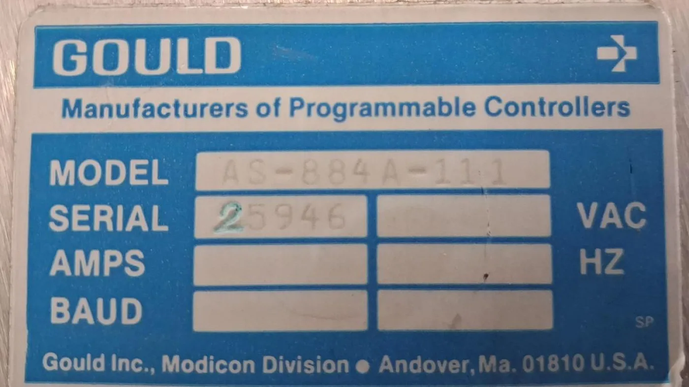 Gould AS-884A-1111 Programmable Controller Modul - 7