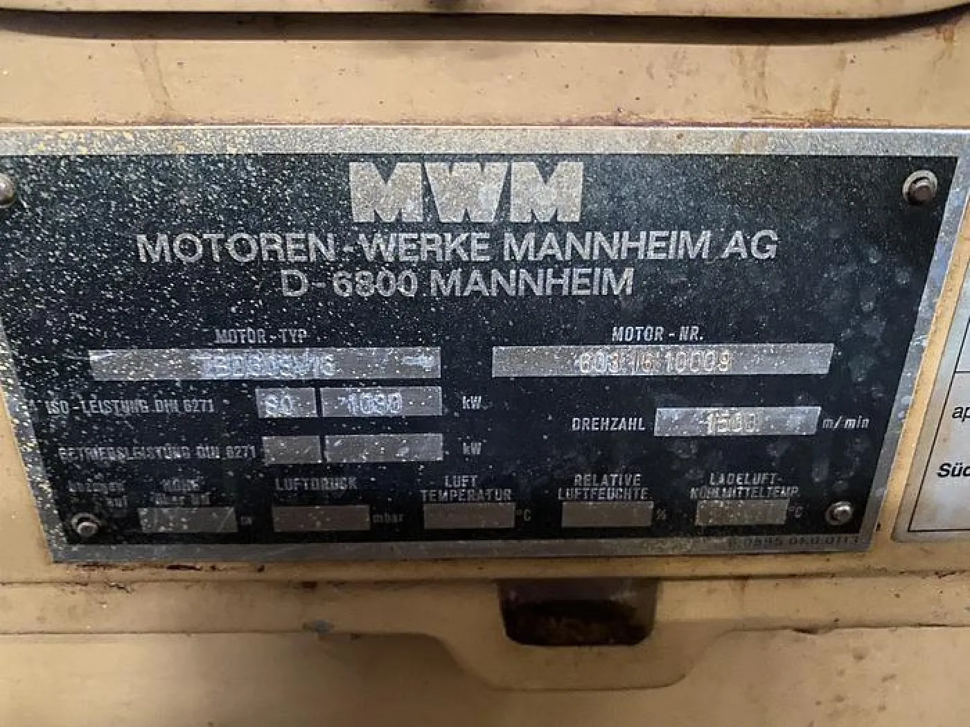 MWM TBD 603-V16 - 3