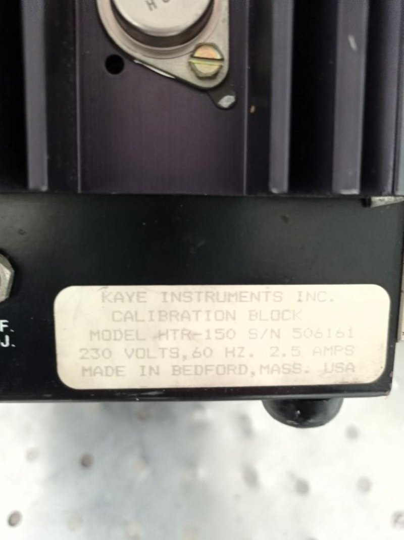 BLOCCO DI CALIBRAZIONE – KAYE – MOD. HTR-150