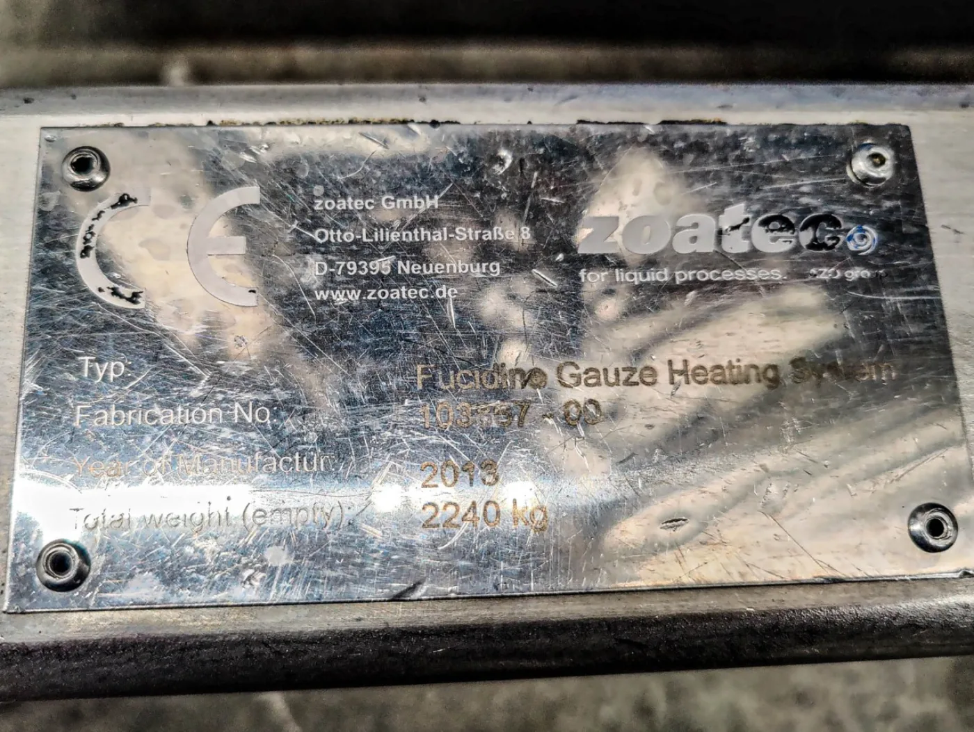 Zoatec AZO BG600 (AZO Liquids) - Verarbeitung vessel - 3