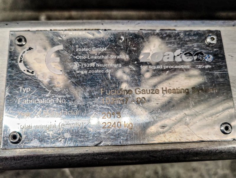 Zoatec AZO BG600 (AZO Liquids) - Verarbeitung vessel
