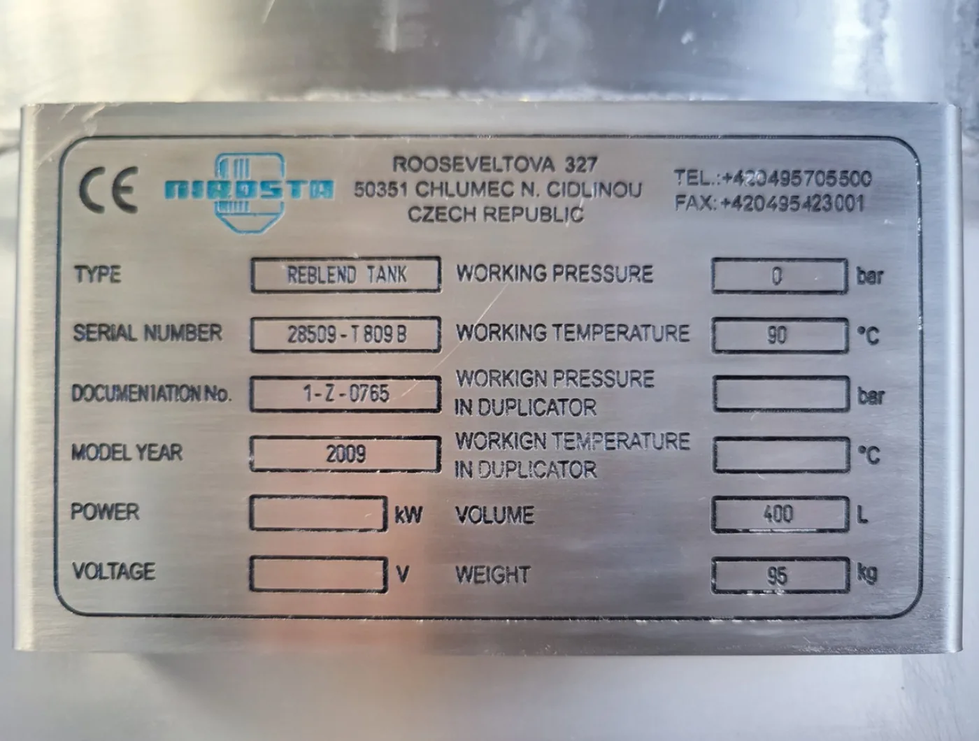 LPD Liquid perfume processing skid - Inline mixer - 3
