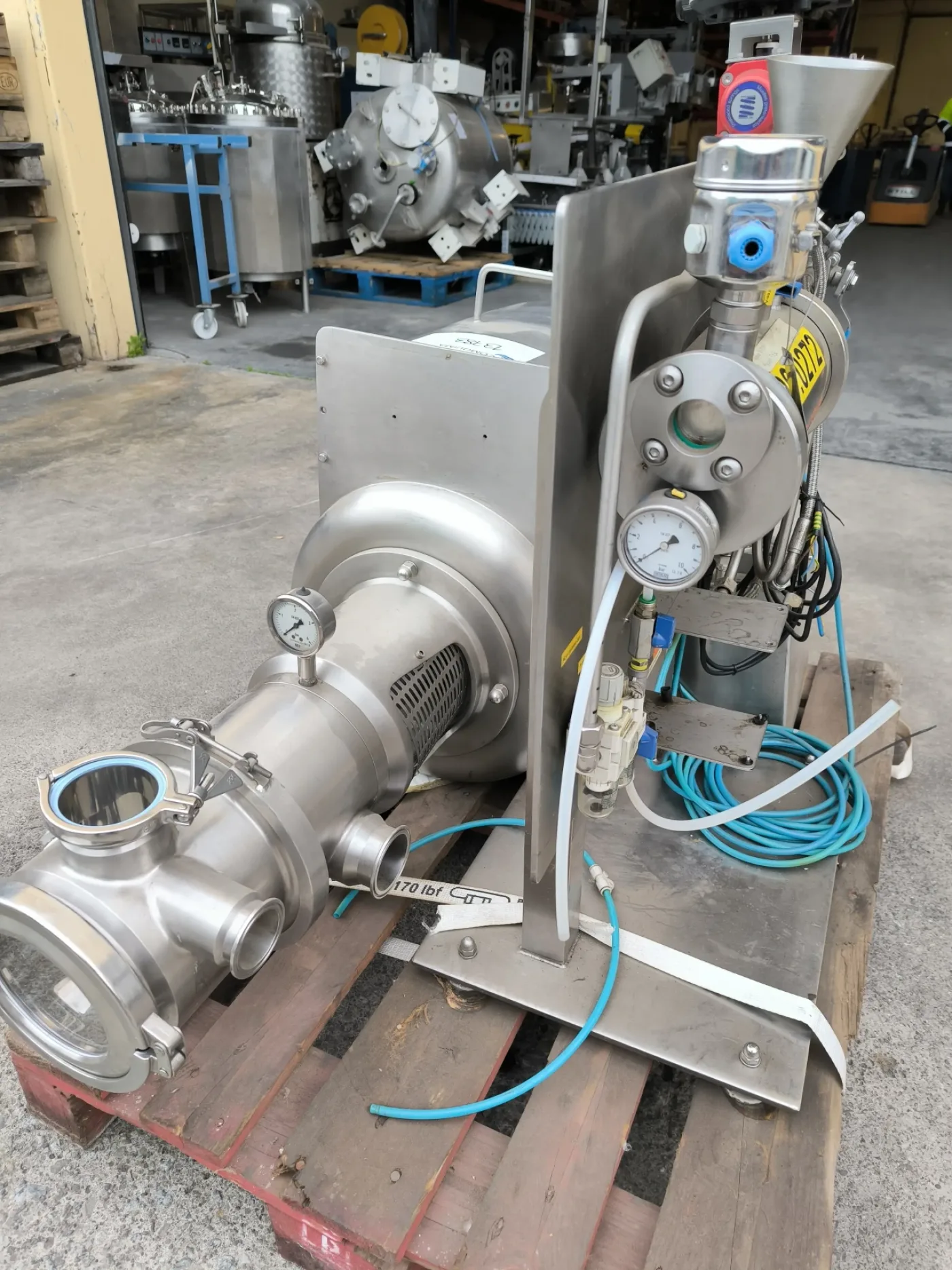 IN LINE HOMOGENIZER E.BACHILLER BACH LINE 150 ATEX - 8