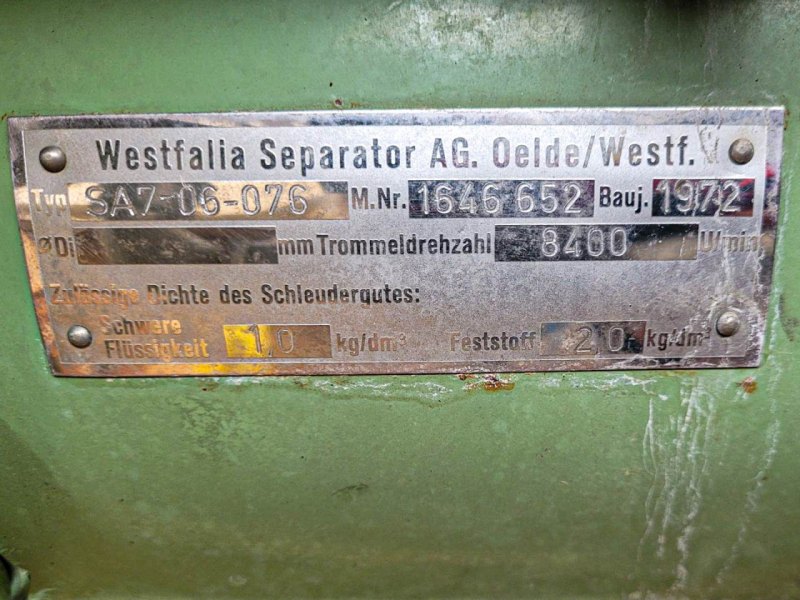 Westfalia SA7-06-076 - Separator