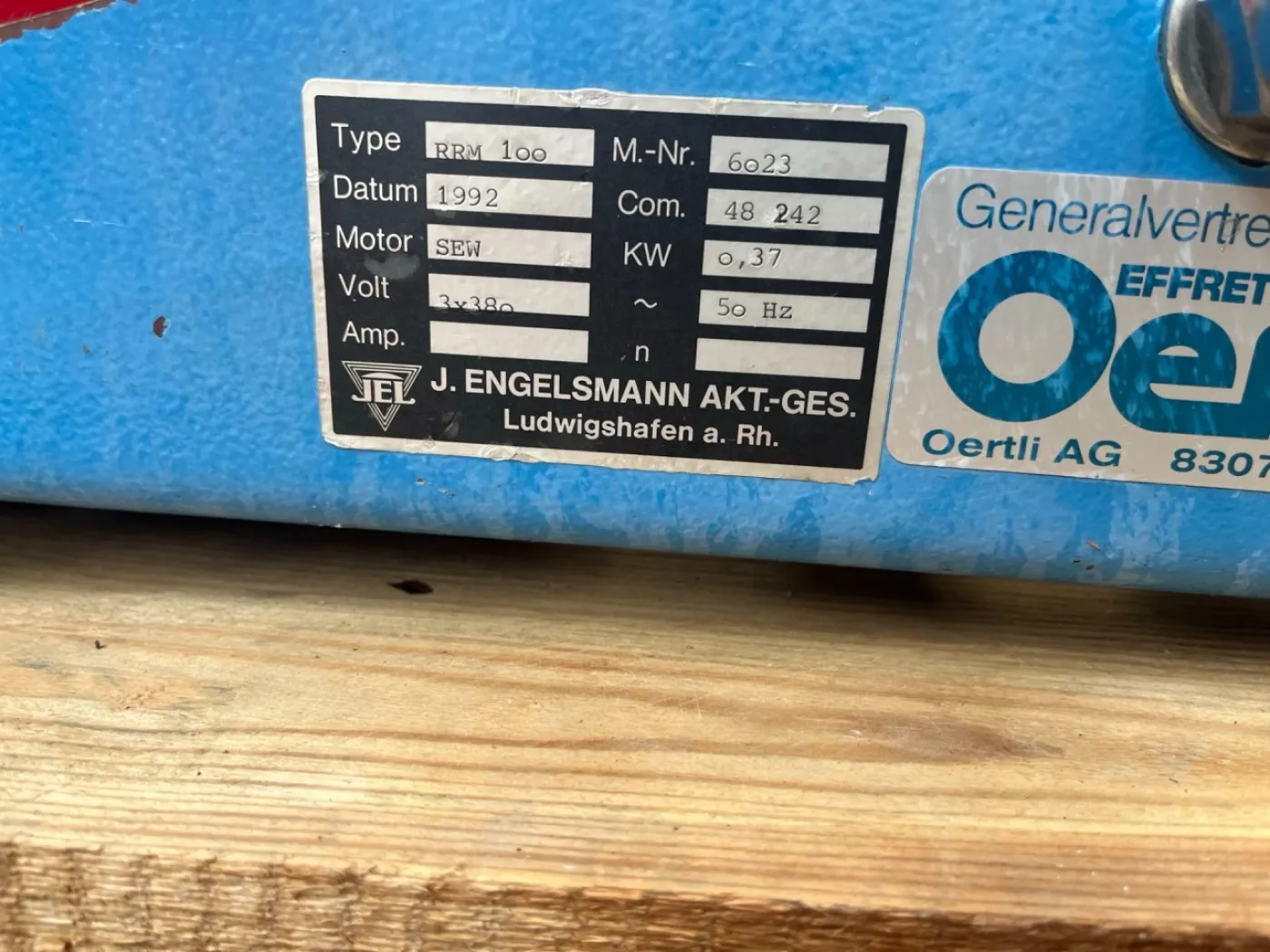 J. Engelsmann AG Ludwigshafen RRM-100 - Tumbler mixer - 7