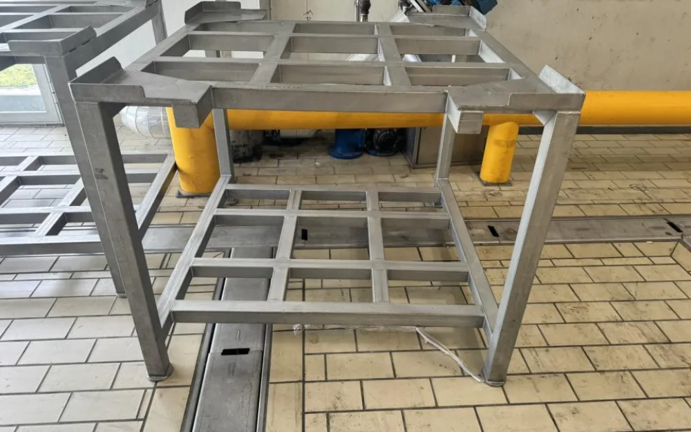IBC stainless-steel support stand 3x