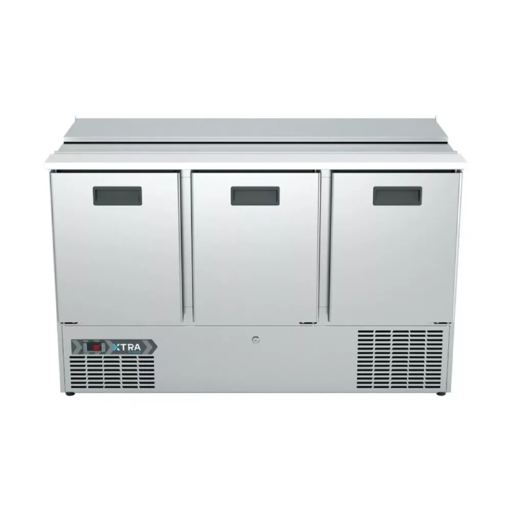 Foster Three Section XTRA Saladette Counter Fridge St/St Ext/Int XRS-3H 33-271 - islandcatering