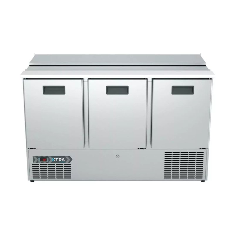 Foster Three Section XTRA Saladette Counter Fridge St/St Ext/Int XRS-3H 33-271 - islandcatering