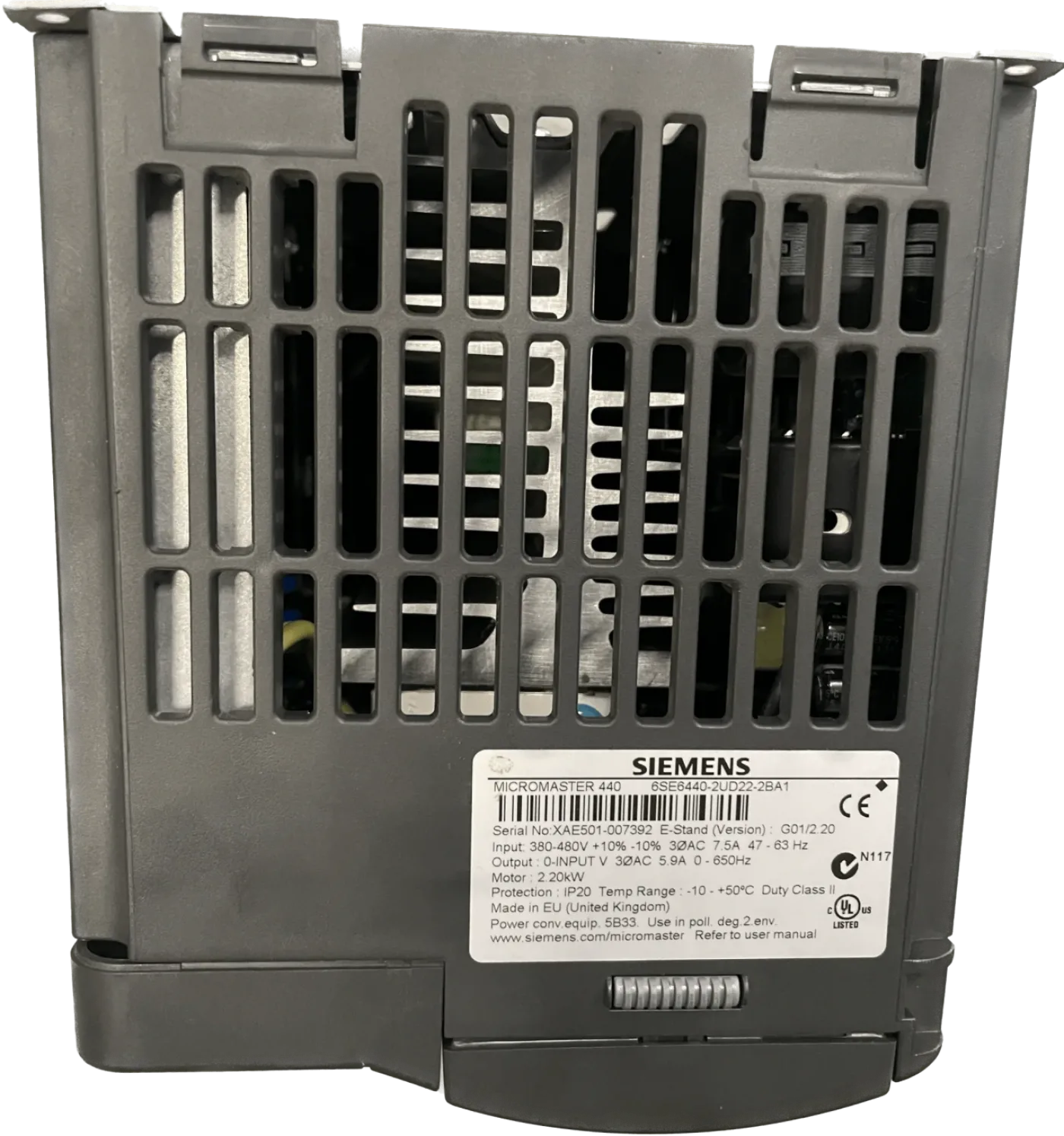 Siemens MICROMASTER 440 6SE6440-2UD22-2BA1 - 2