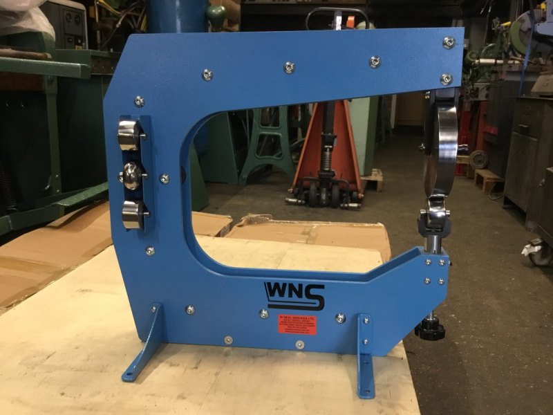 WNS Fabricated English Wheeling Machine 400mm - WNS - W. Neal Services Ltd