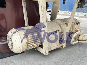 Drehschieber-Massepumpe RASCH - Type P-2-S mit ca. 2.500 kg Stundenleistung.