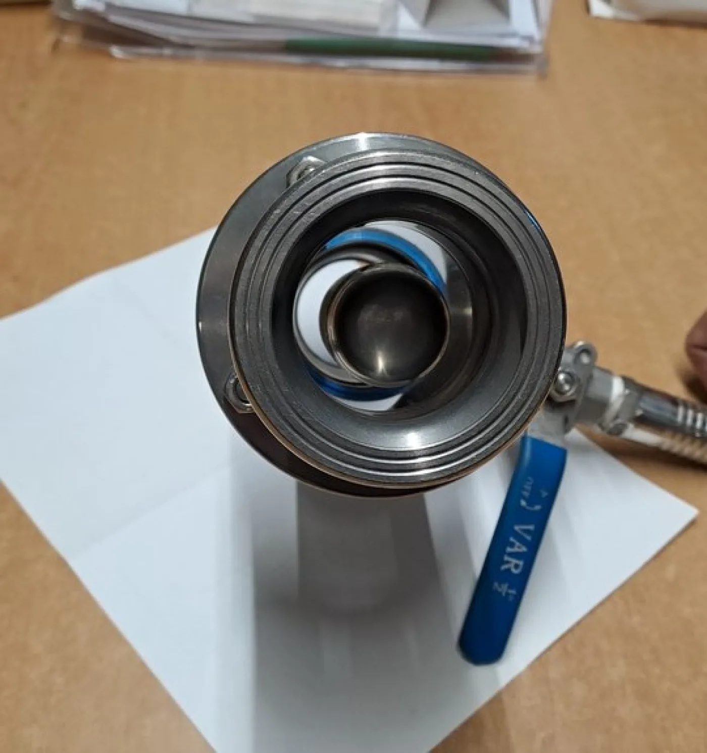 VENTURI TUBE WITH INSPECTION GLASS AND POROUS CANDLE, SECOND HAND MACHINE - 3