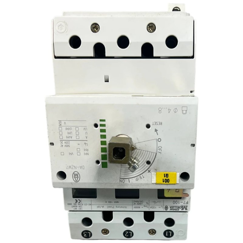 Klöckner-Moeller P7-100 P7100 + DA-NZM7 DANZM7 Leistungsschalter Hauptschalter