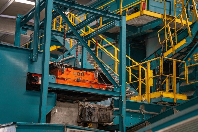 2026 BAS EMBS-C-1200 Electromagnetic Overband Metal Separator