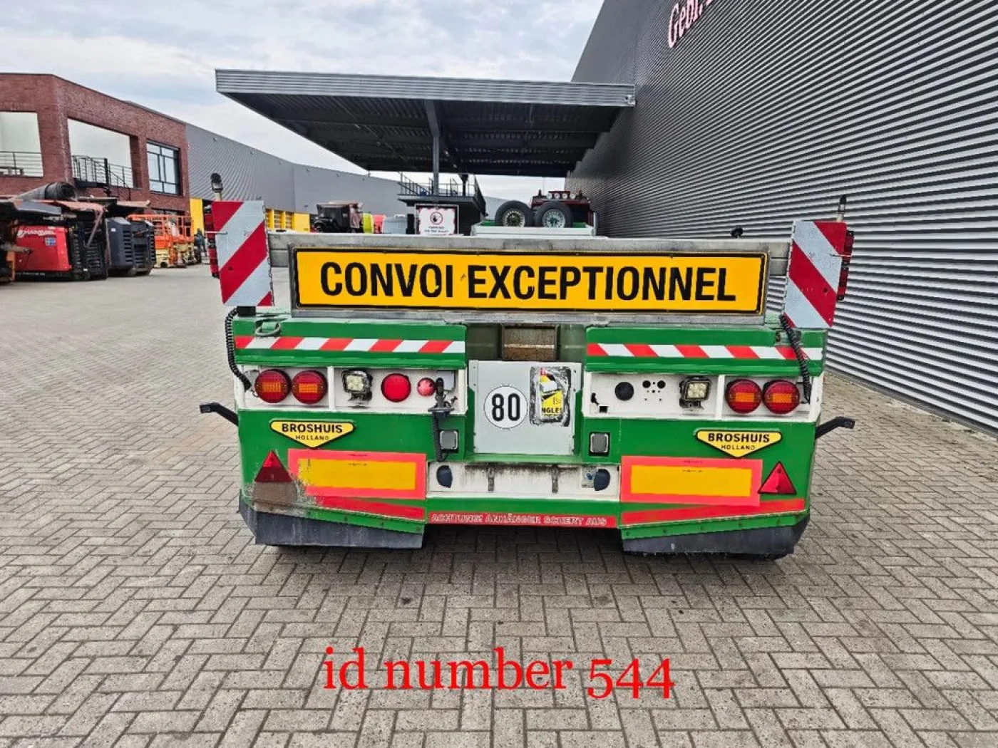 Broshuis 2 ABD-PL Pendel X 5.5 meter Extandable! - 5