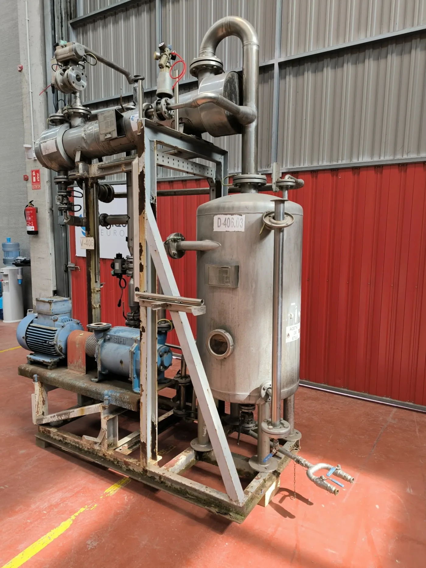 VACUUM SKID TRAP WITH VACUUM PUMP SIHI - 4
