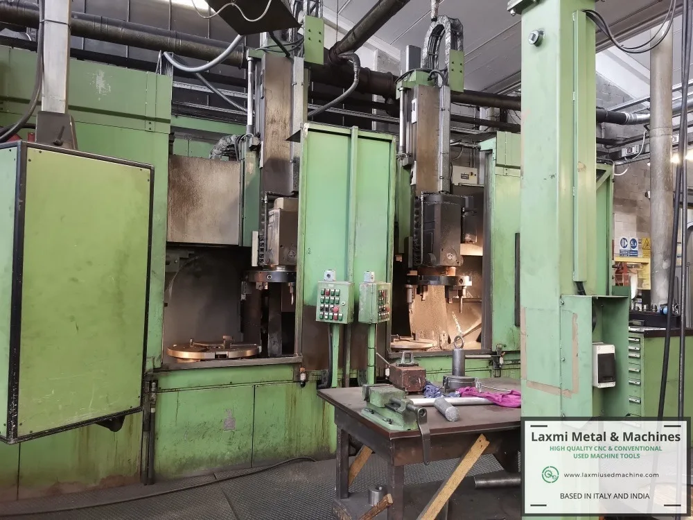 TWIN SPINDLE CNC VERTICAL LATHE, MORANDO COREMU - CKN 2-15 TP - Laxmi Metal & Machines, Rohtak