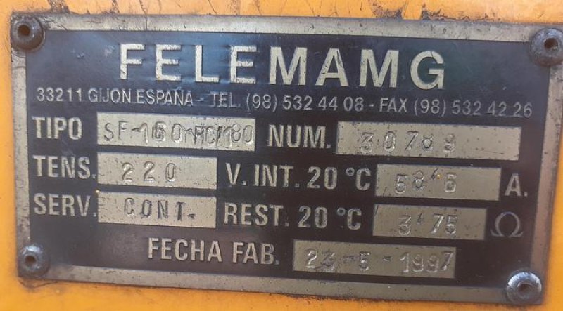 FELEMAMG SF 160 RC/180