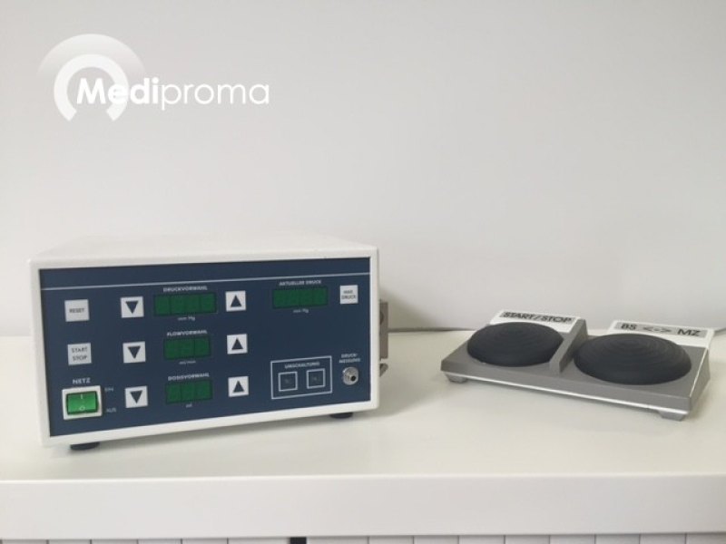Primed DCR-1 Barium Contrast Injector