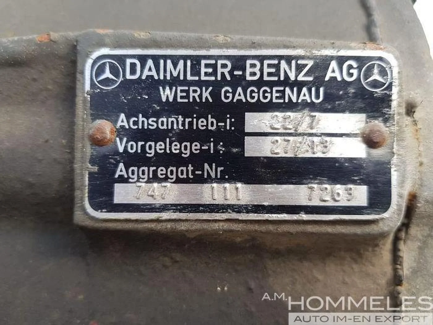Unimog 435 Rear axle - 3