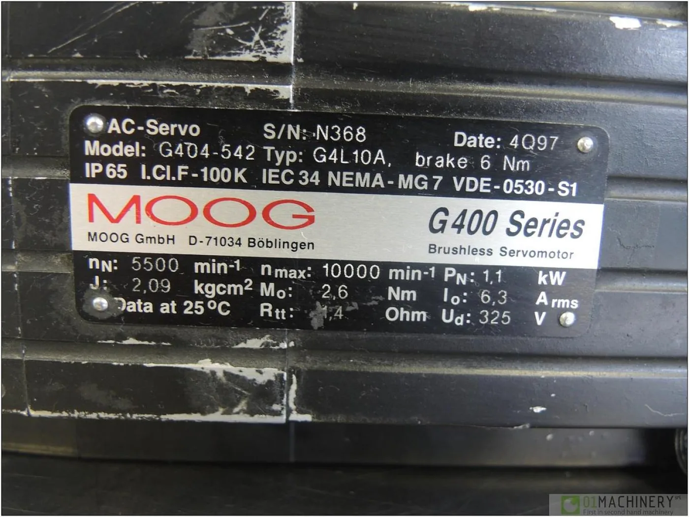 MOOG G404-542 AI1357 - 5