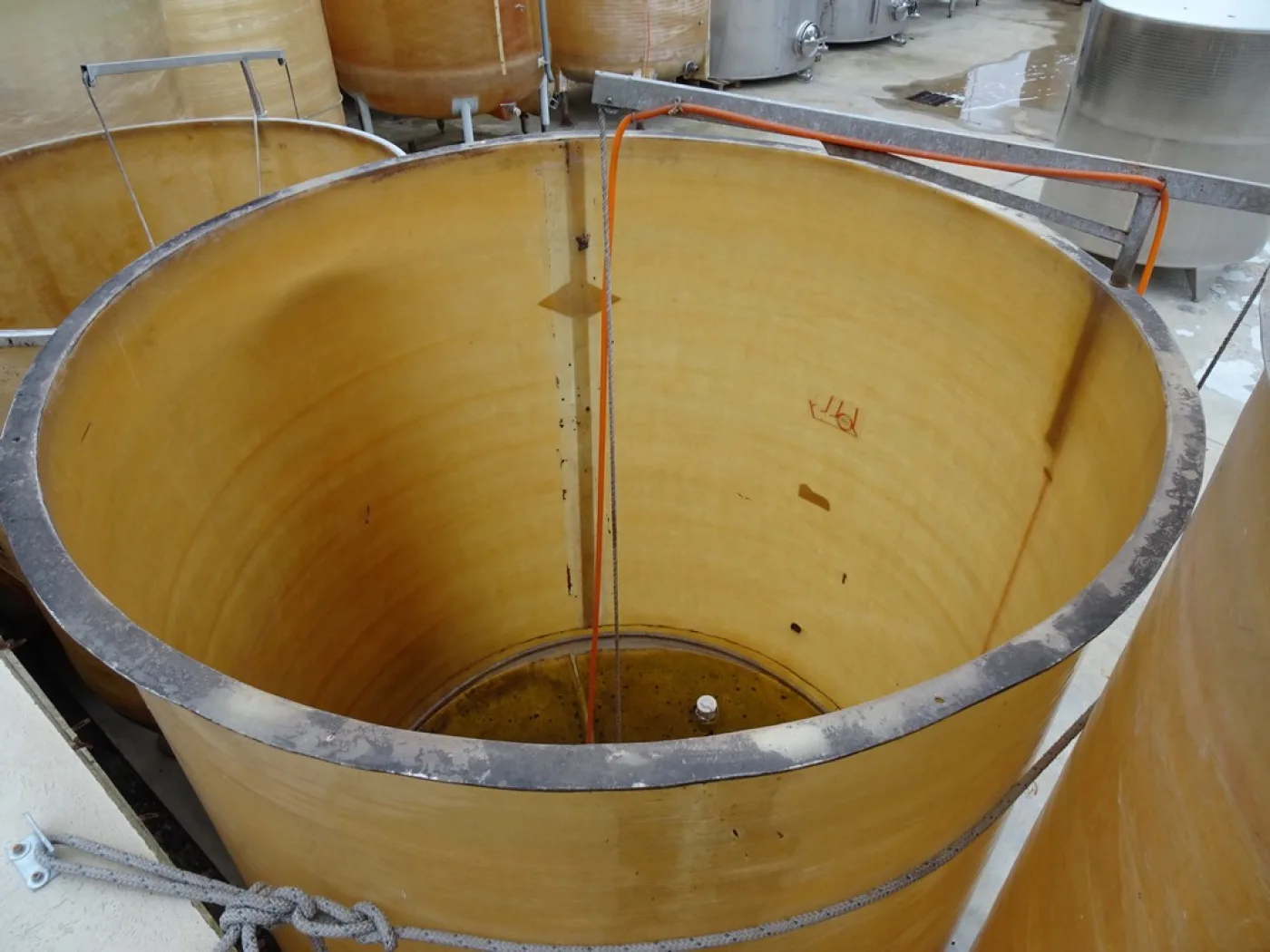 FIBERGLASS TANK , VARIABLE CAPACITY TANK CMP, CAPACITY HL 70 ABOUT, SECOND-HAND EQUIPMENT - 4
