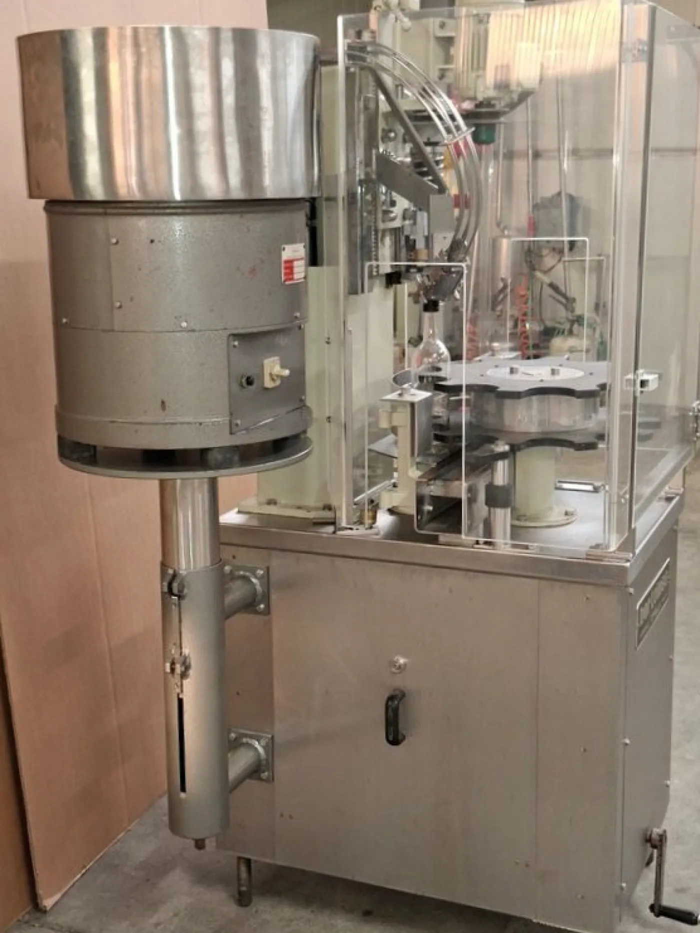 CORKING MACHINE SINGLE HEAD FOR ALUMINIUM SCREW CAP BERTOLASO, SECOND HAND MACHINE - 4