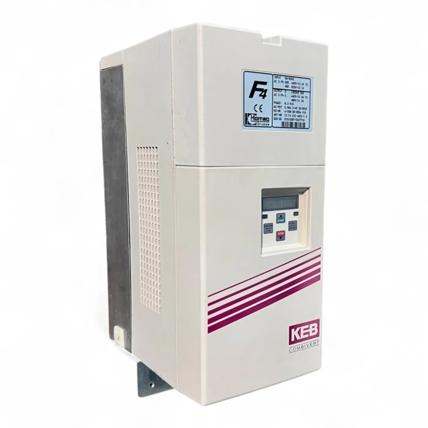 HOMAG KEB Frequenzumrichter COMBIVERT F4 13.F4.C1E-4A01.1/4 für 5,5 kW 400 V 50/60 Hz 4-008-39-0554 V16 - 1