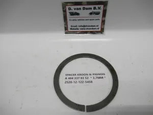 Spacer kroonwiel 3,7MM