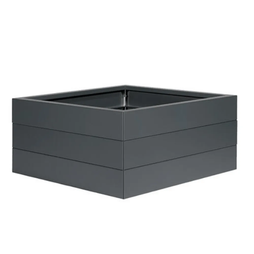 Bloembak Modulair Antraciet - 42 cm hoog