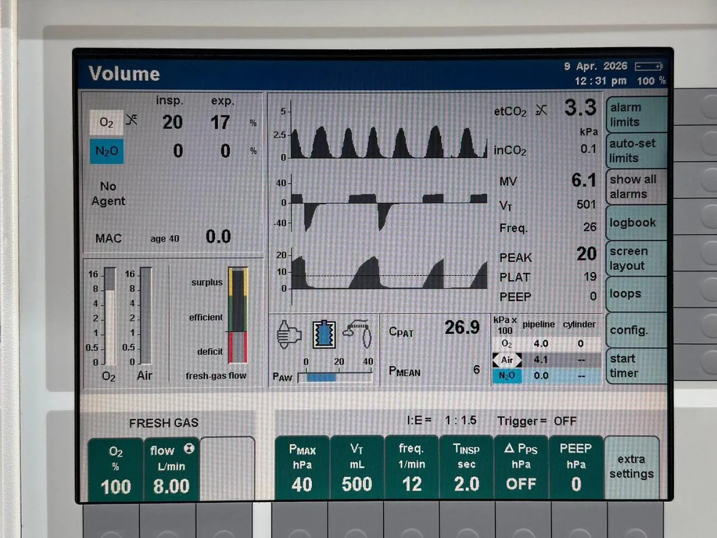 Drager Primus Anaesthesia YOM: 2008 - 8
