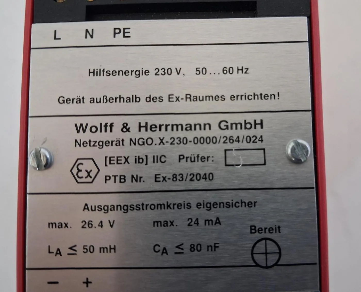 Dietrich + Blum ASEV 88.1 Intrinsically Safe Power Supply Module - 5