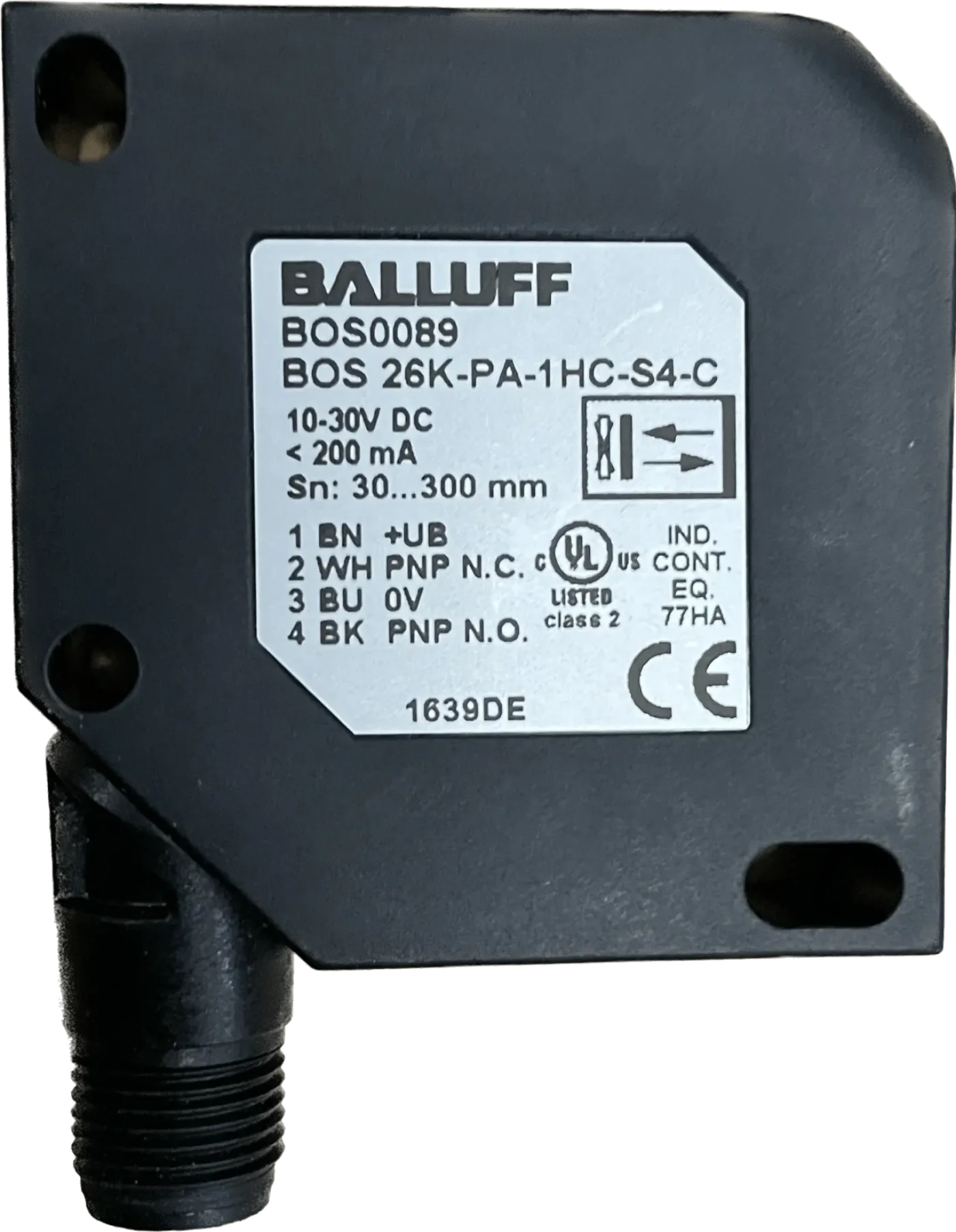 BALLUFF Lichttaster mit Hintergrundausblendung BOS 26K-PA-1HC-S4-C - 4