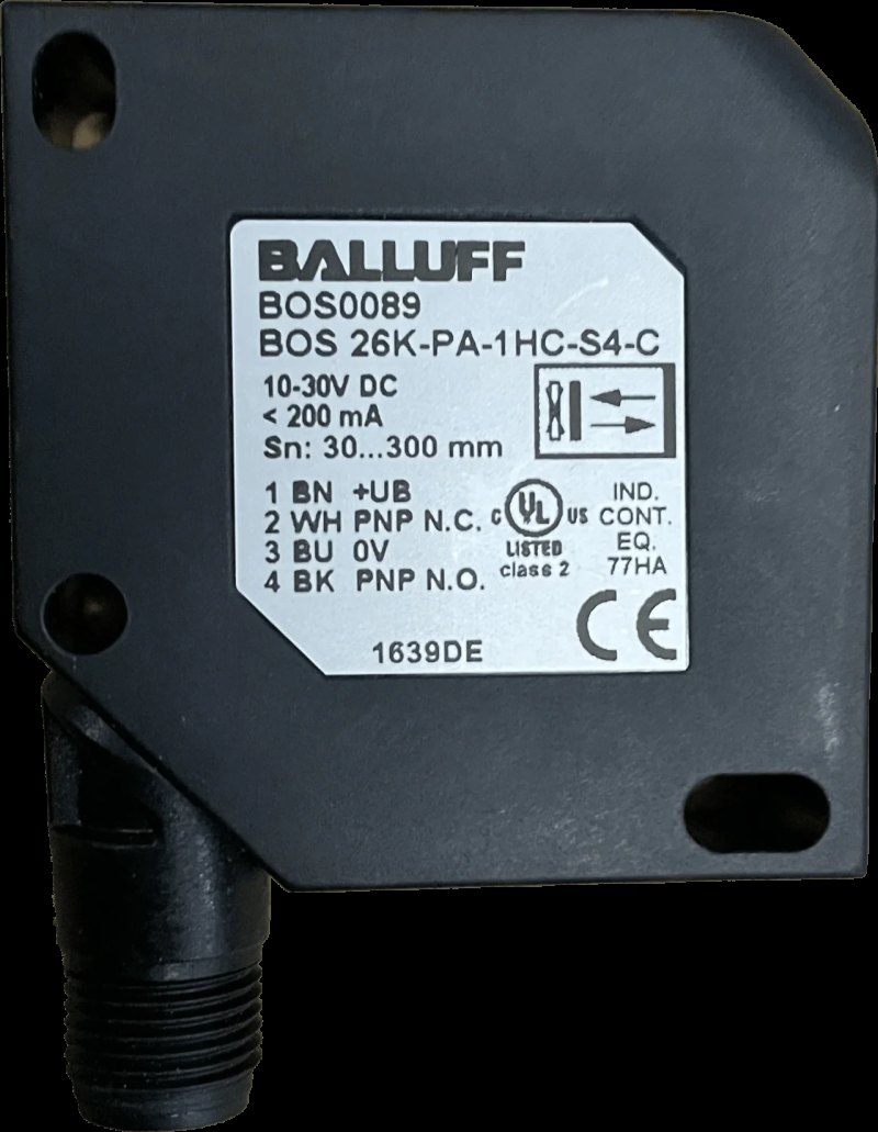 BALLUFF Lichttaster mit Hintergrundausblendung BOS 26K-PA-1HC-S4-C
