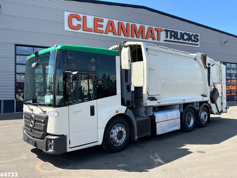 Mercedes-Benz Econic 2630 Euro 6 CNG Norba MF 300 18m³ 2 compartimenten just 137.620 km!