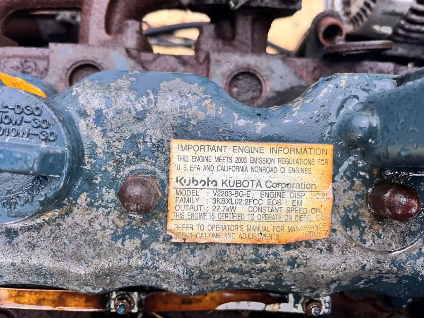 Kubota V2203- BG- E - 6