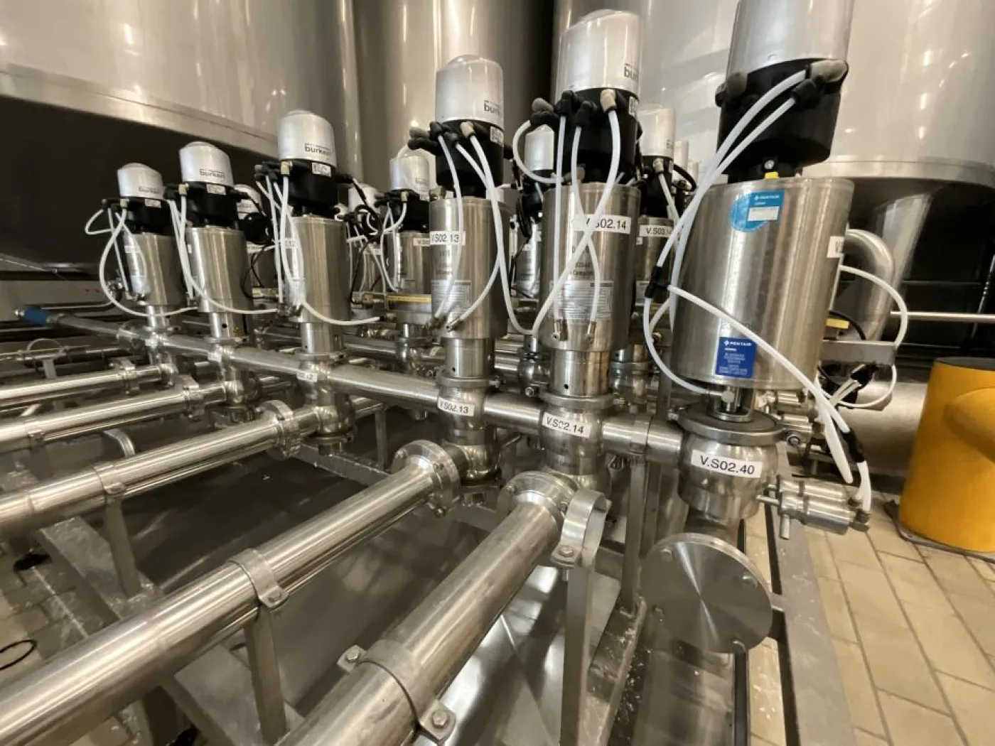 Pentair Pentair Sudmo DN2.5 Stainless Steel Multi Port Valve Manifold with Alfa Laval S/S Centrifugal Pump - 7