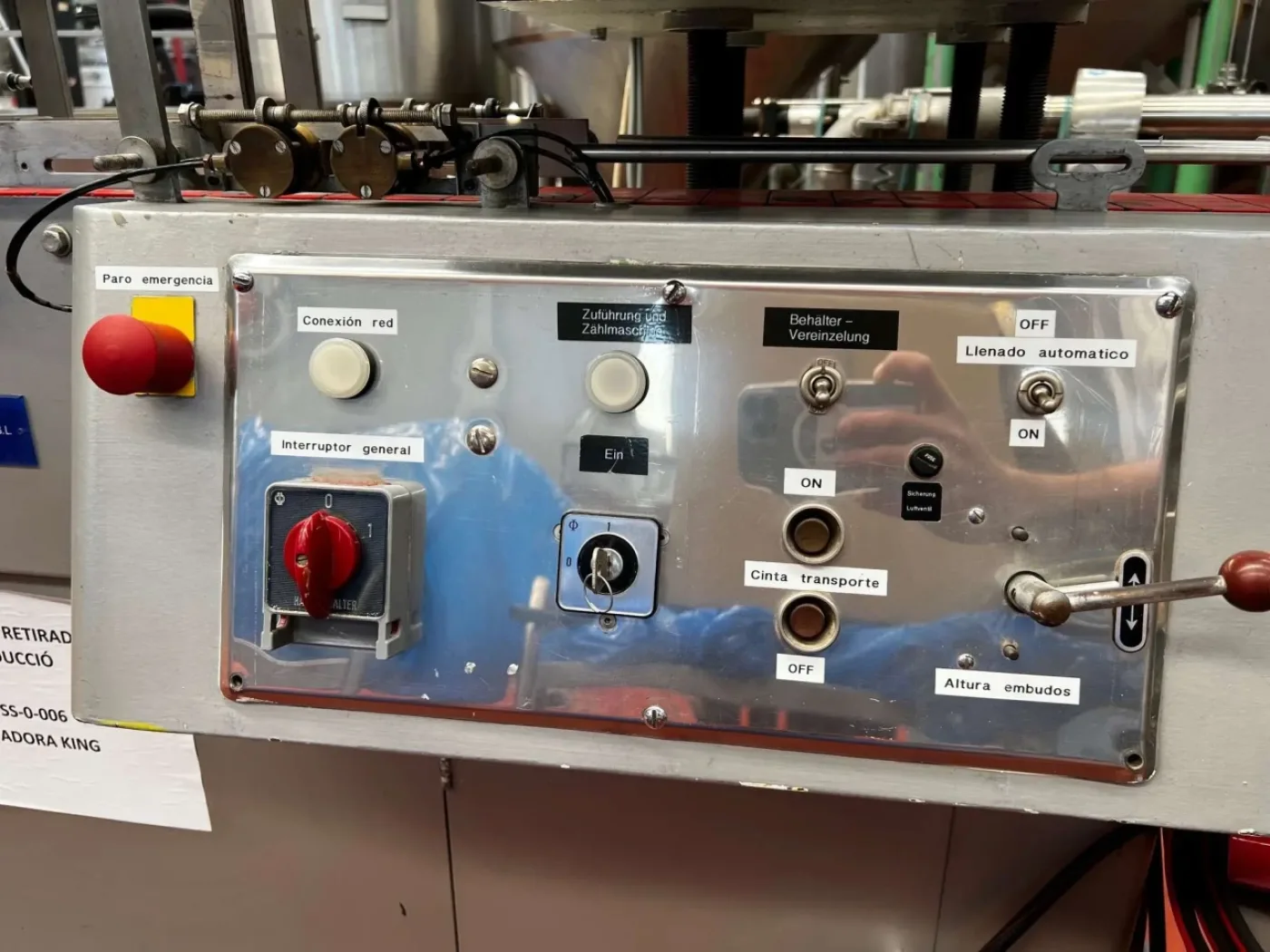 USED KING TRIUMPH PACKAGING EQUIPMENT TB2 614 CAPSULE COUNTING DOSING PACKAGING MACHINE WITH ETIDESA R2-ECO LABELING MACHINE - 3