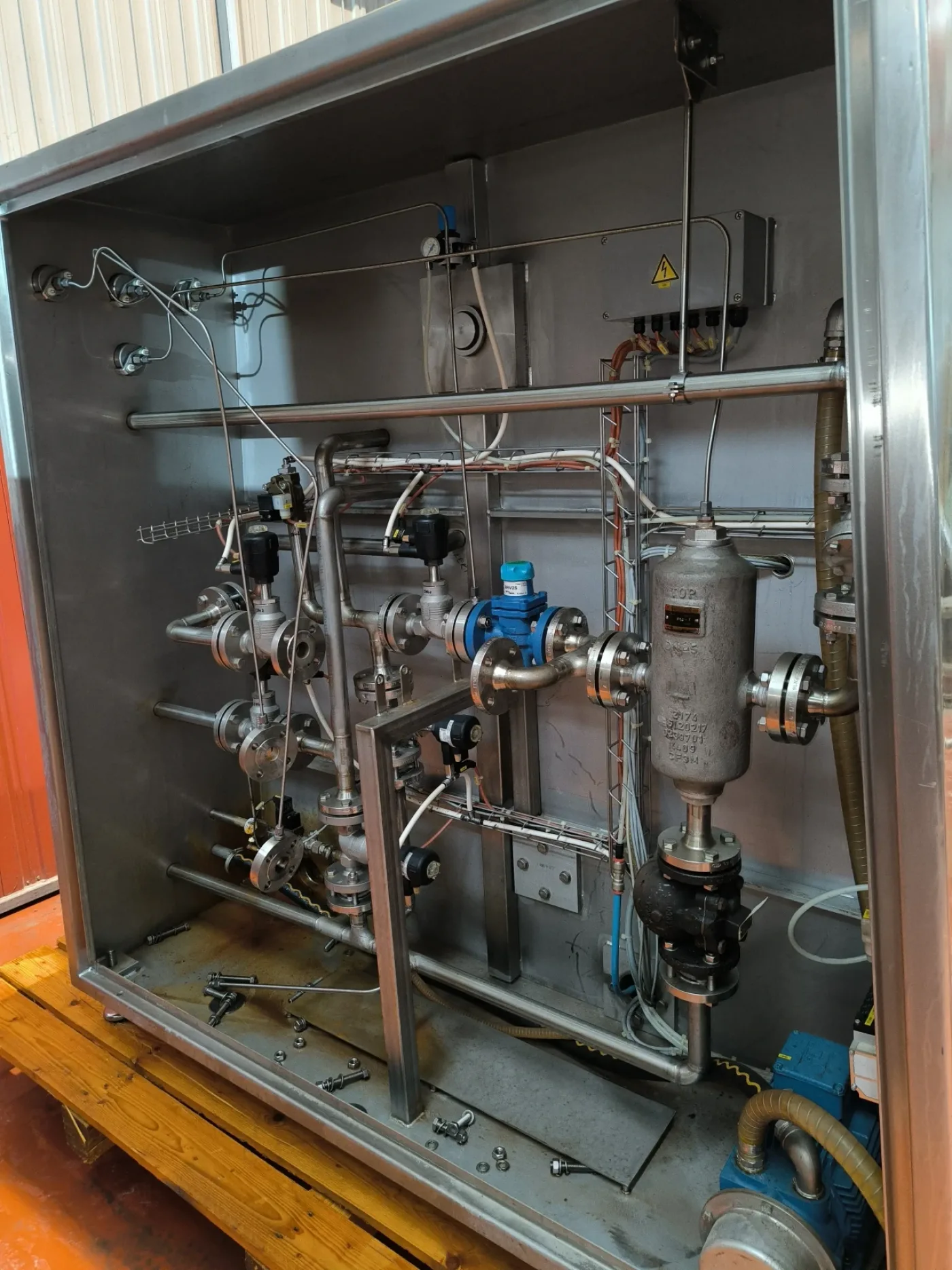 STAINLESS STEEL GRANULATOR MIXER 300 LITRES GLASS VAS 300 WITH STIRRER, JACKET AND ELECTRIC FRAMES - 5