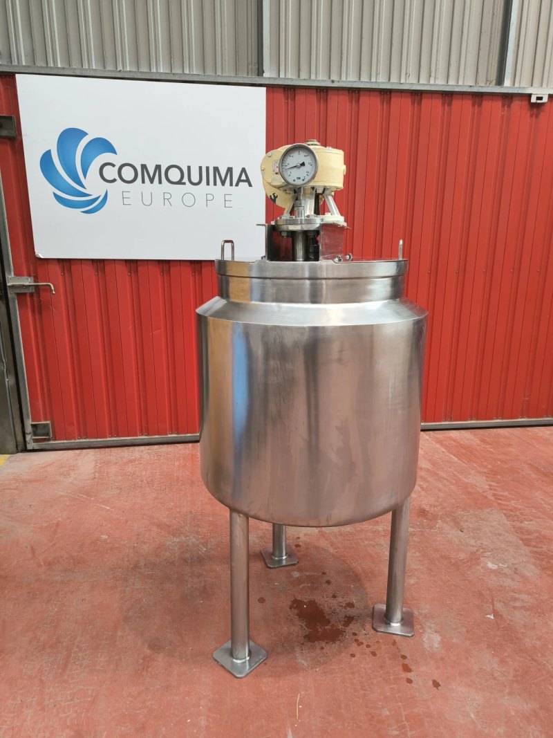 STAINLESS STEEL TANK E.BACHILLER 180 LITERS WITH JACKET AND AGITATION