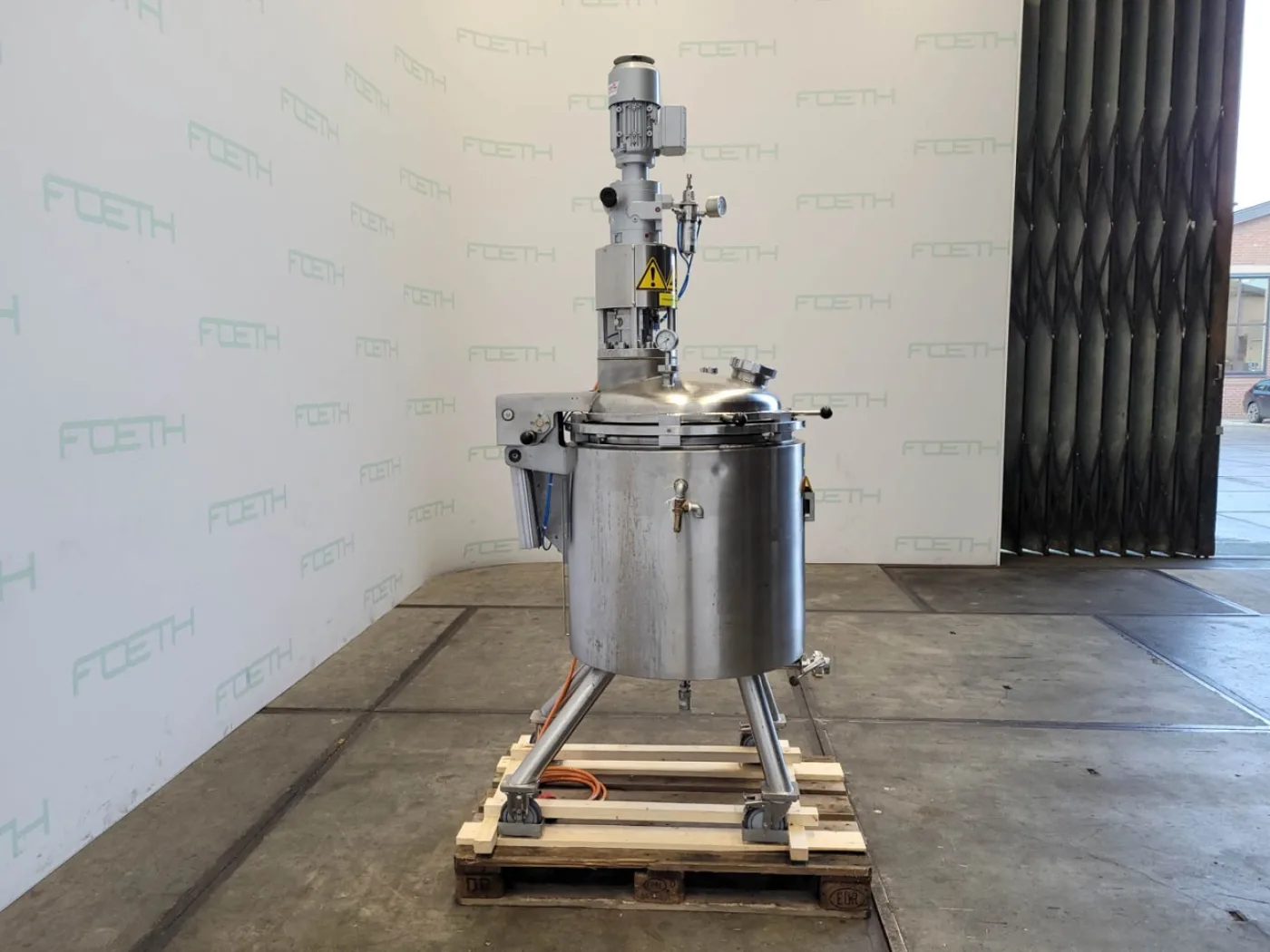 Hermann Waldner 170 l (Halar-coated) - Stainless Steel Reactor - 3