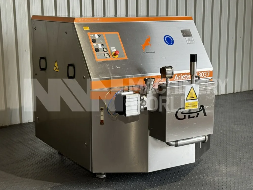 7,000 LPH GEA Niro Soavi NS3037/30H (120 Bar) High Pressure Pump Homogeniser (Year 2009)